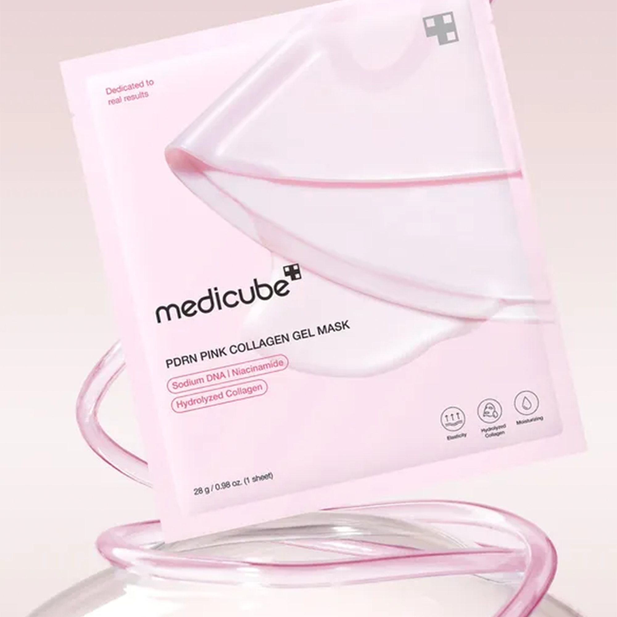 MEDICUBE PDRN Pink Collagen Gel Mask (1pc or 4pcs)