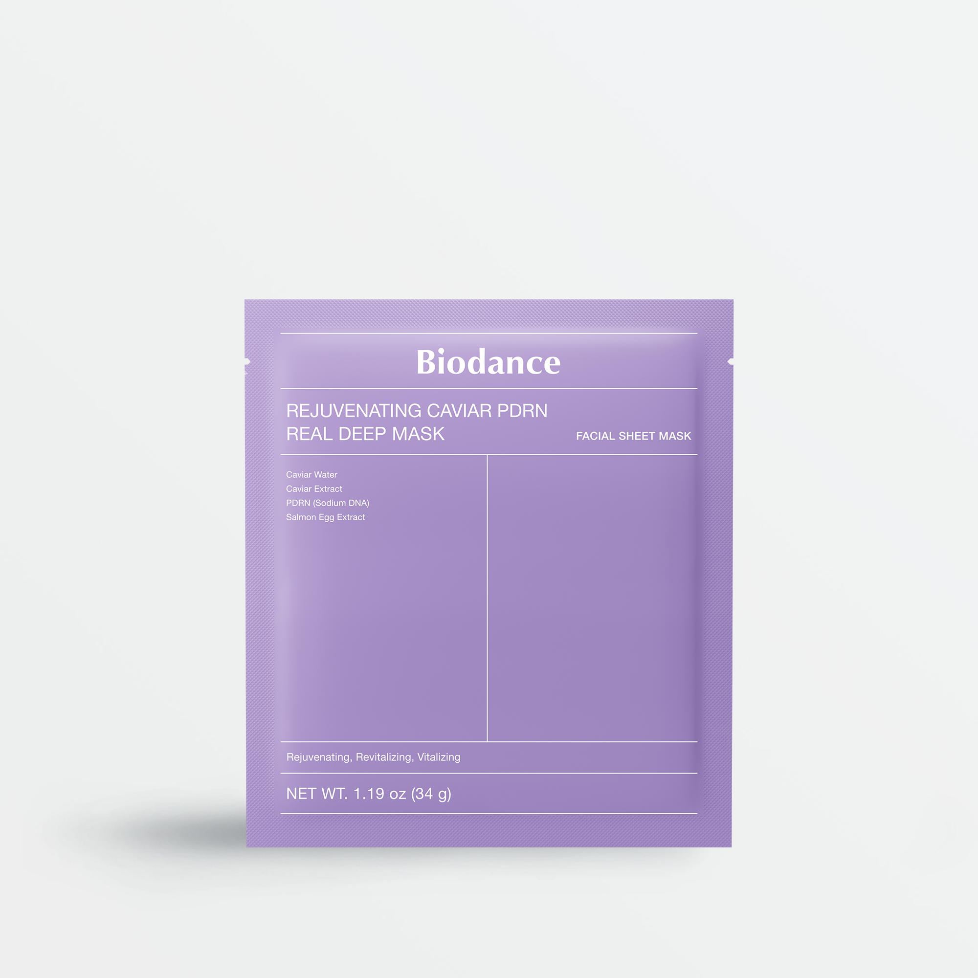BIODANCE Rejuvenating Caviar PDRN Real Deep Mask (1pc or 4 pcs)