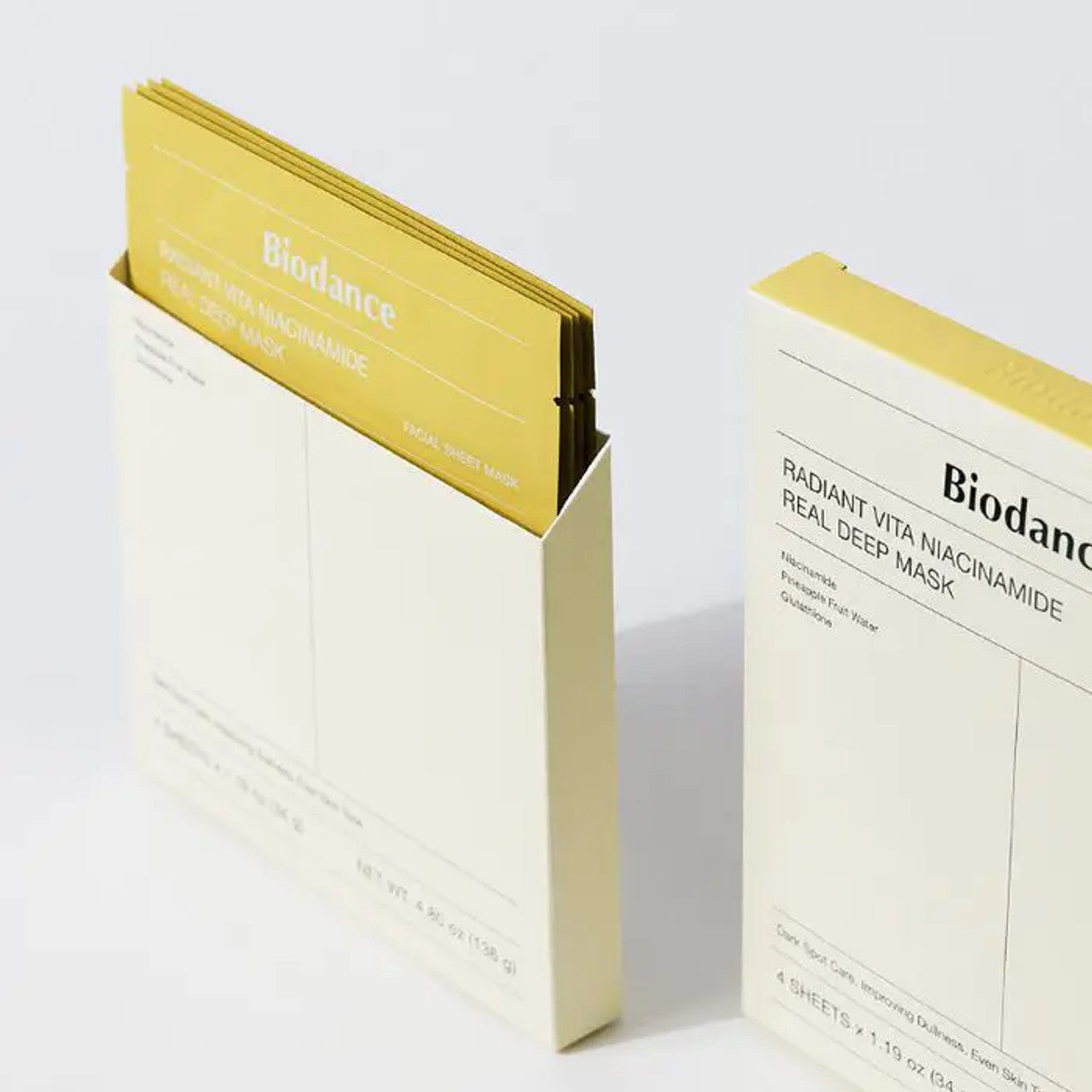 BIODANCE Radiant Vita Niacinamide Real Deep Mask (1pc or 4pcs)