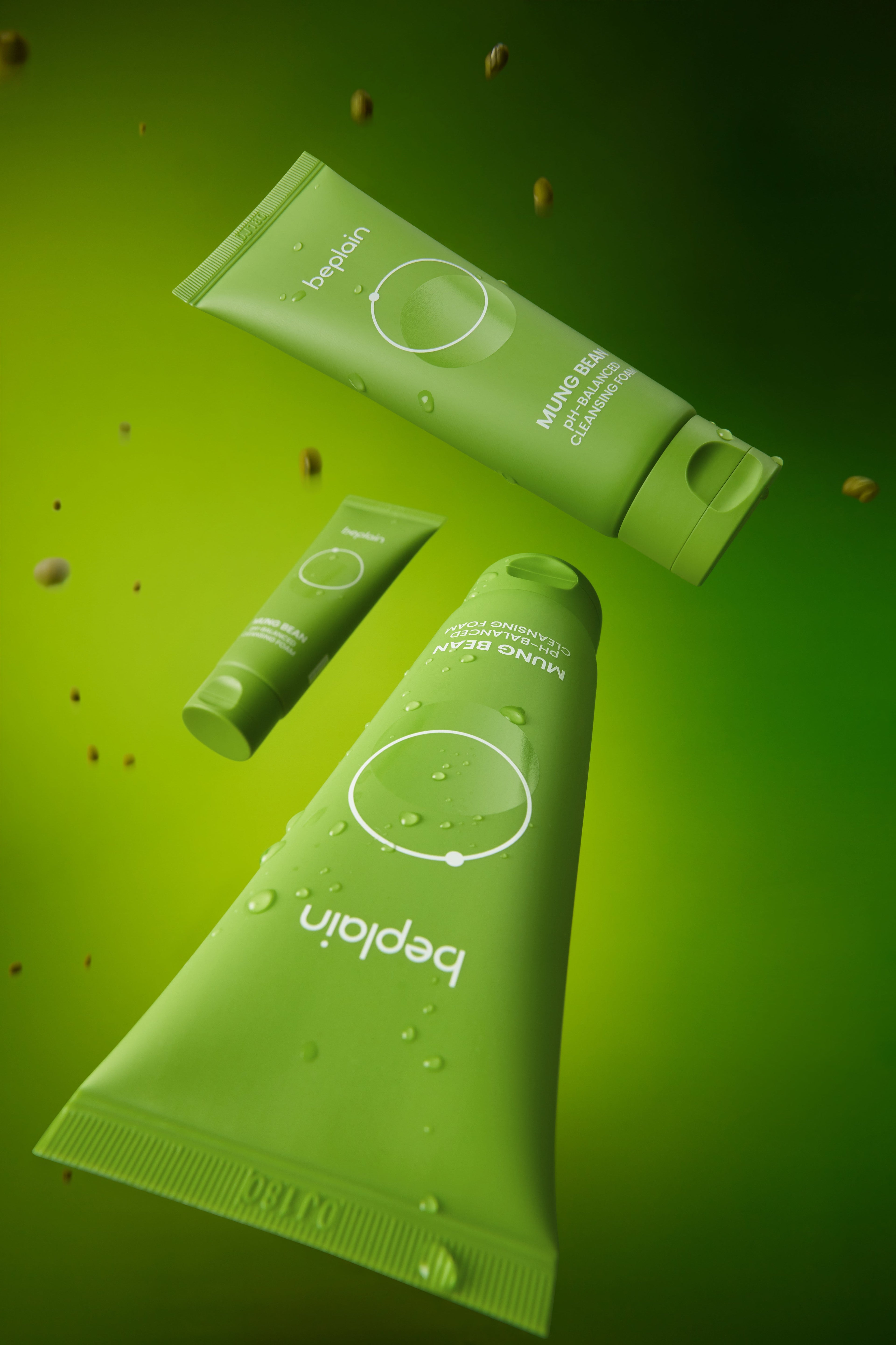 BEPLAIN Mung Bean pH-Balanced Cleansing Foam (80ml)