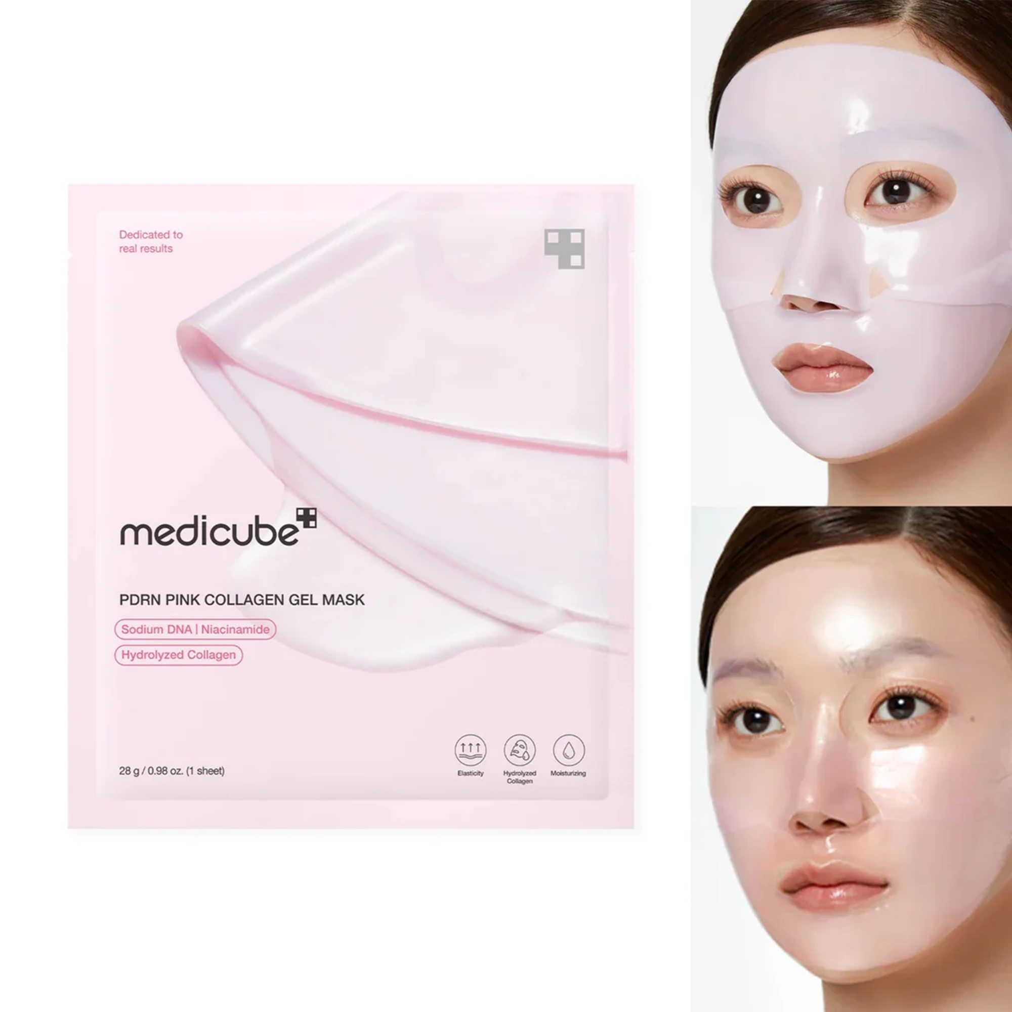 MEDICUBE PDRN Pink Collagen Gel Mask (1pc or 4pcs)