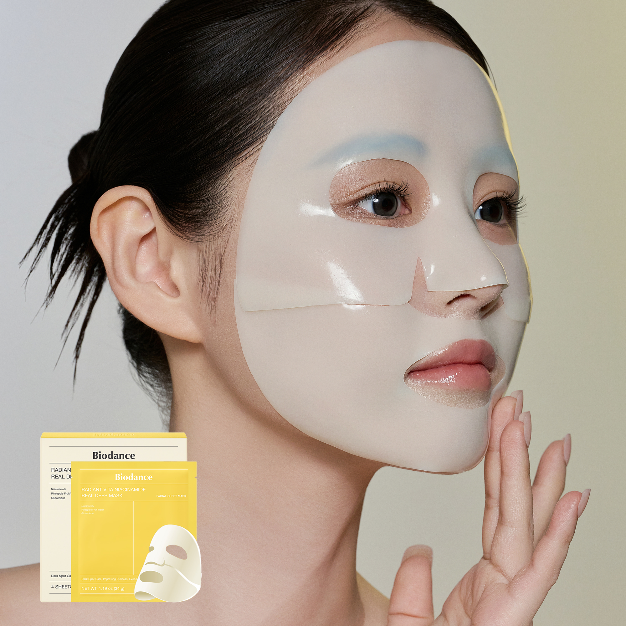 BIODANCE Radiant Vita Niacinamide Real Deep Mask (1pc or 4pcs)